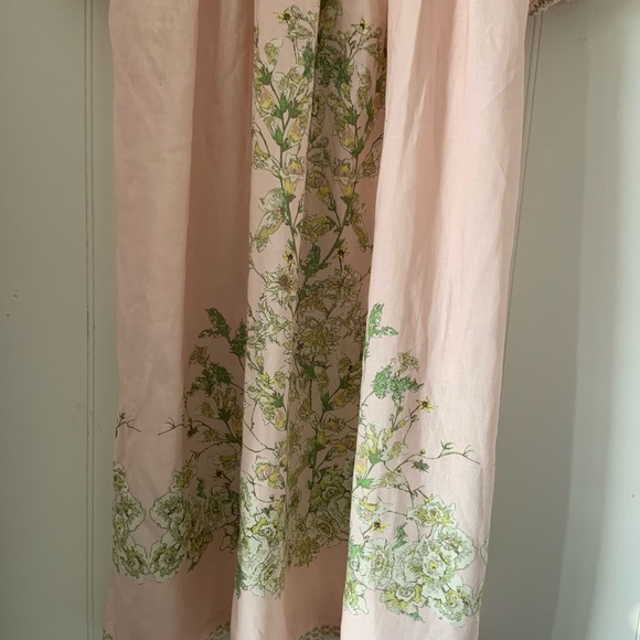 Max Studio Pink Floral Long Sleeve Maxi Dress - Picture 7 of 8
